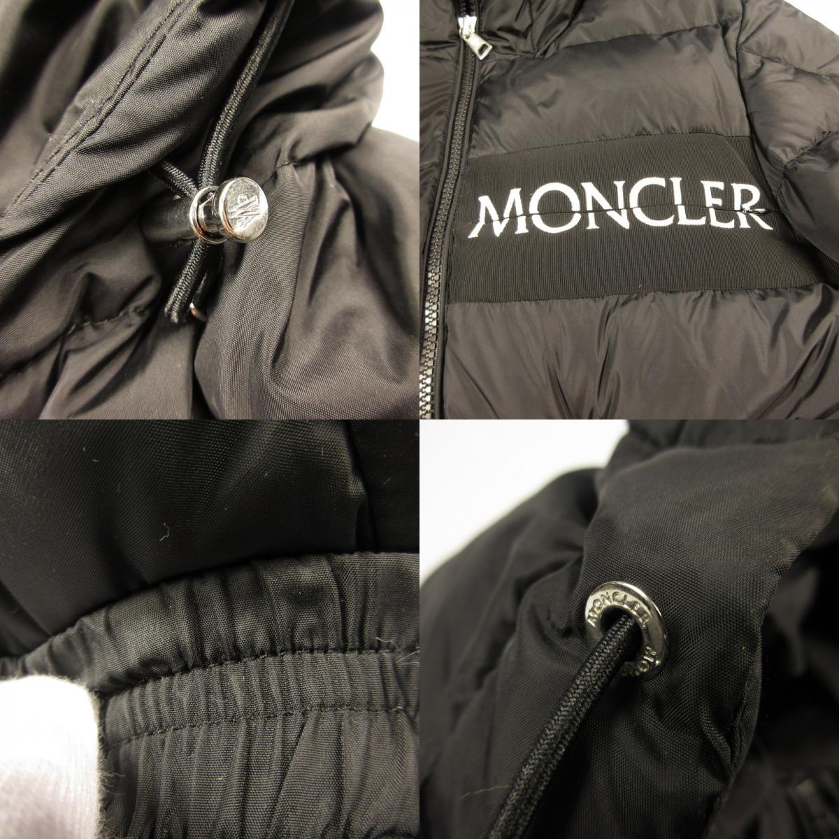 【中古】MONCLER | モンクレール AITON ダウンジャケット D20914188405 国内正規品 ブラック サイズ:3