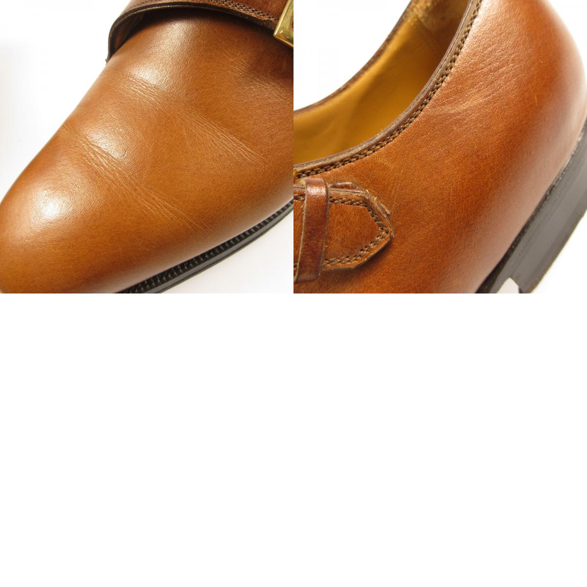 Double Monk Strap Shoes, Other Shoes, EB-36, 26.0cm, Brown