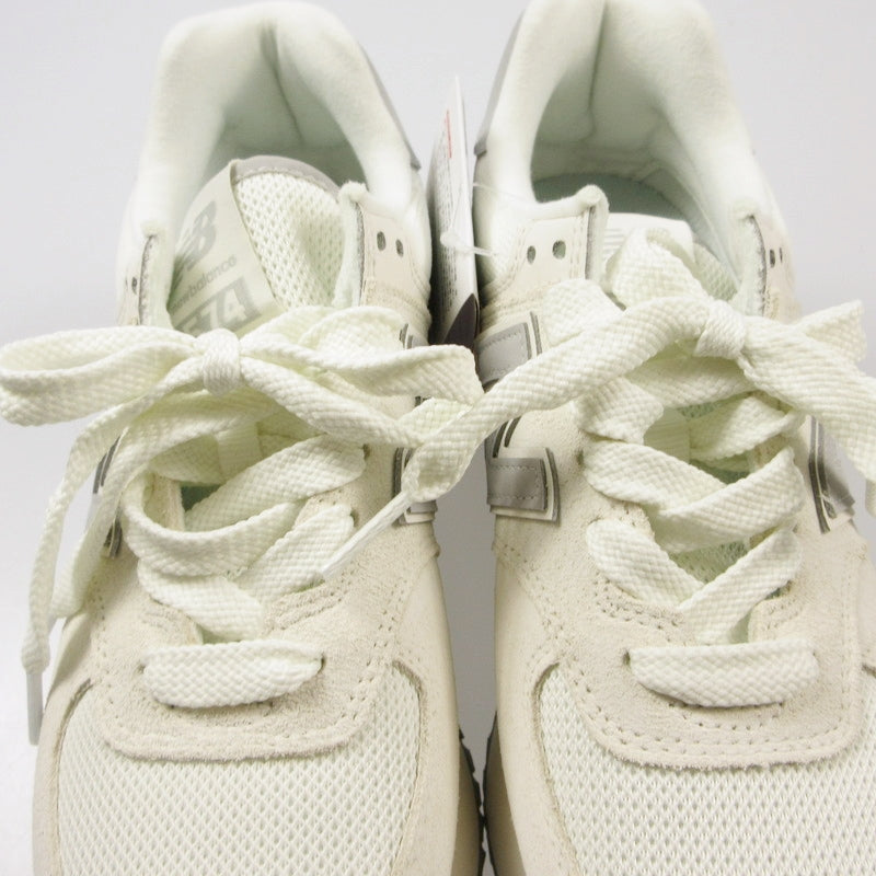 【中古】NEW BALANCE | ニューバランス スニーカー WL574ZJP ホワイト 24cm