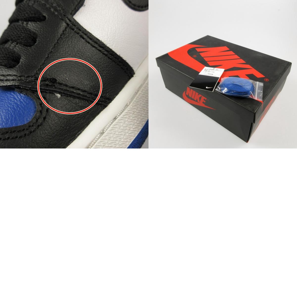 NIKE | Nike AIR JORDAN 1 RETRO HIGH OG ROYAL TOE Sneakers 555088-041 Blue 27.5cm
