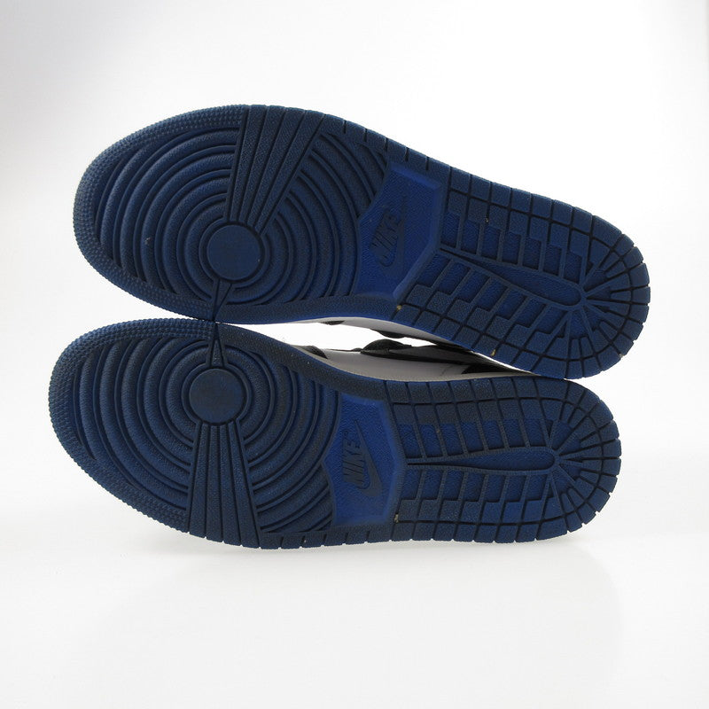 【中古】NIKE | ナイキ AIR JORDAN 1 RETRO HIGH OG ROYAL TOE スニーカー 555088-041 ブルー 27.5cm