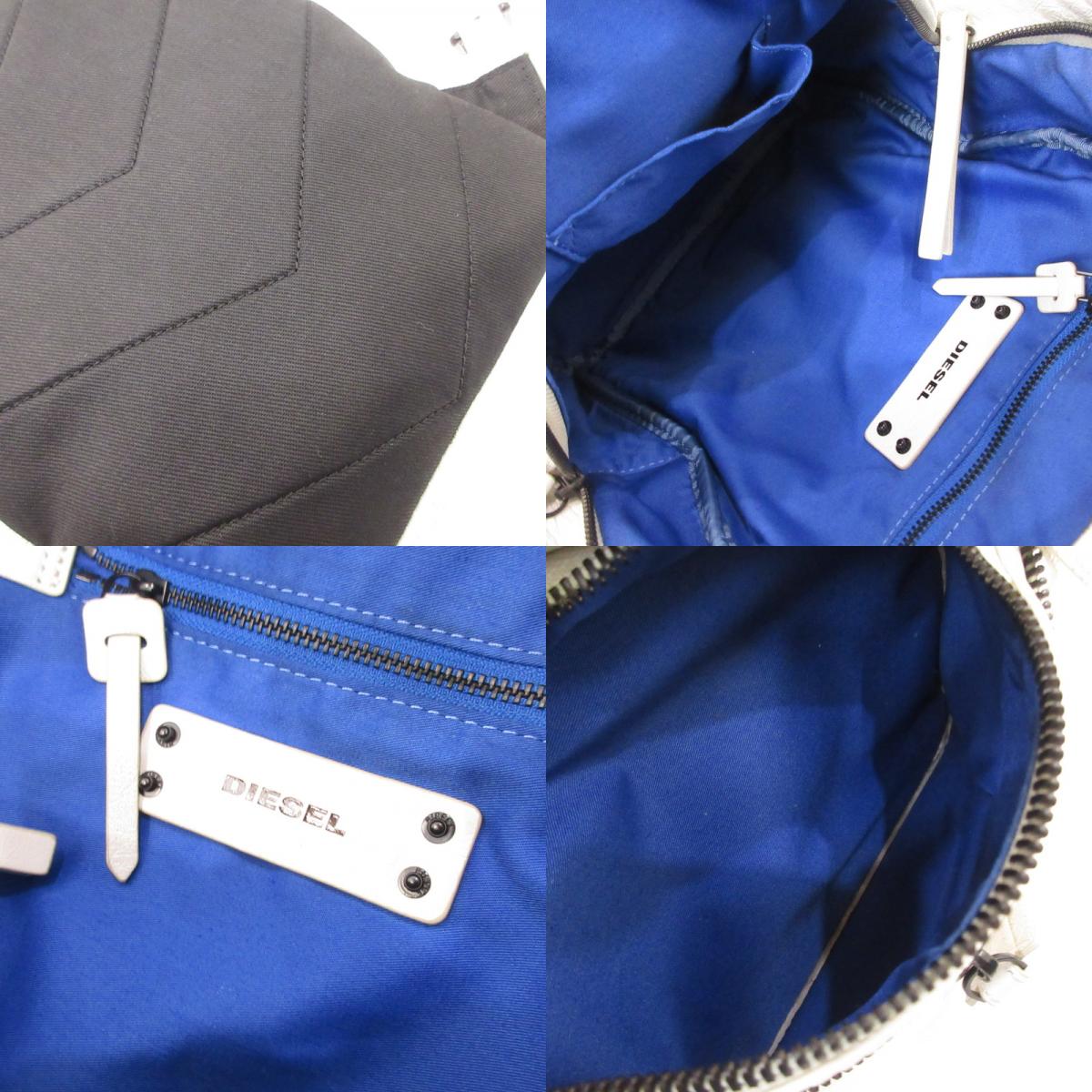 【中古】DIESEL | ディーゼル LE-ZIPPER リュック・デイパック ホワイト