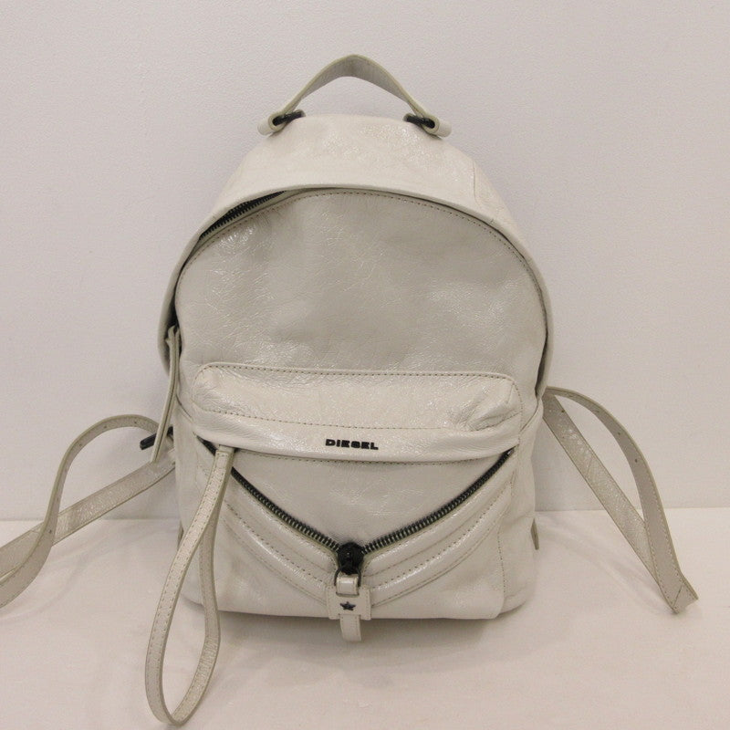 【中古】DIESEL | ディーゼル LE-ZIPPER リュック・デイパック ホワイト