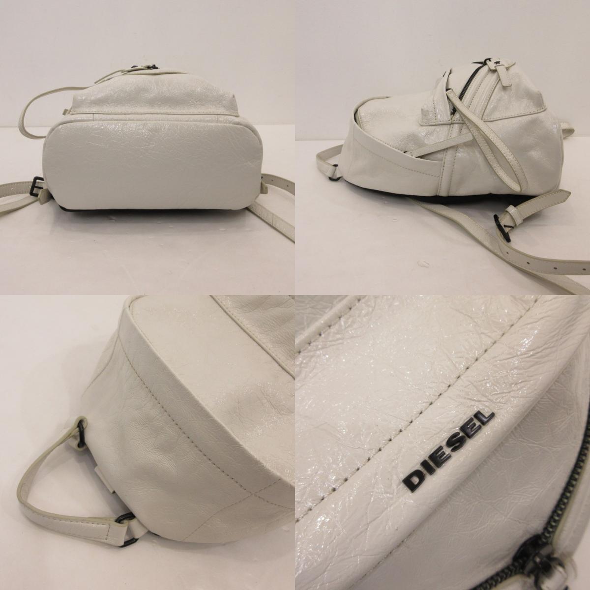 【中古】DIESEL | ディーゼル LE-ZIPPER リュック・デイパック ホワイト