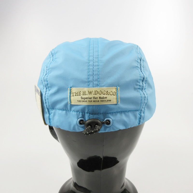 【中古】The H.W.DOG&Co. | ザエイチダブリュードッグアンドコー NYLON JET CAP キャップ ライトブルー
