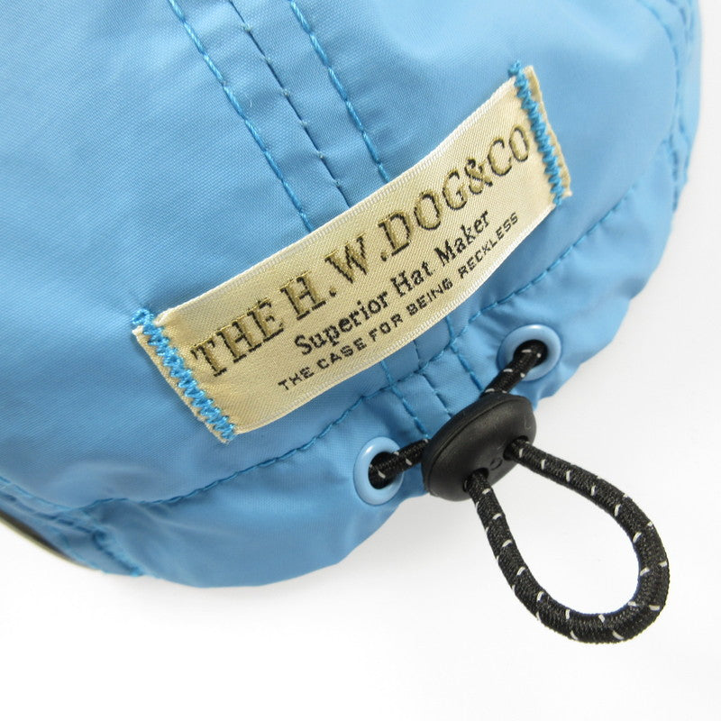 【中古】The H.W.DOG&Co. | ザエイチダブリュードッグアンドコー NYLON JET CAP キャップ ライトブルー