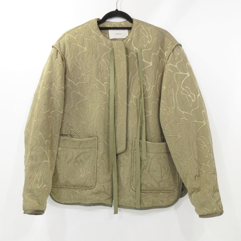 【中古】TODAYFUL | トゥデイフル JACQUARD PIPING BLOUSON その他アウター 12510204 カーキ サイズ:36