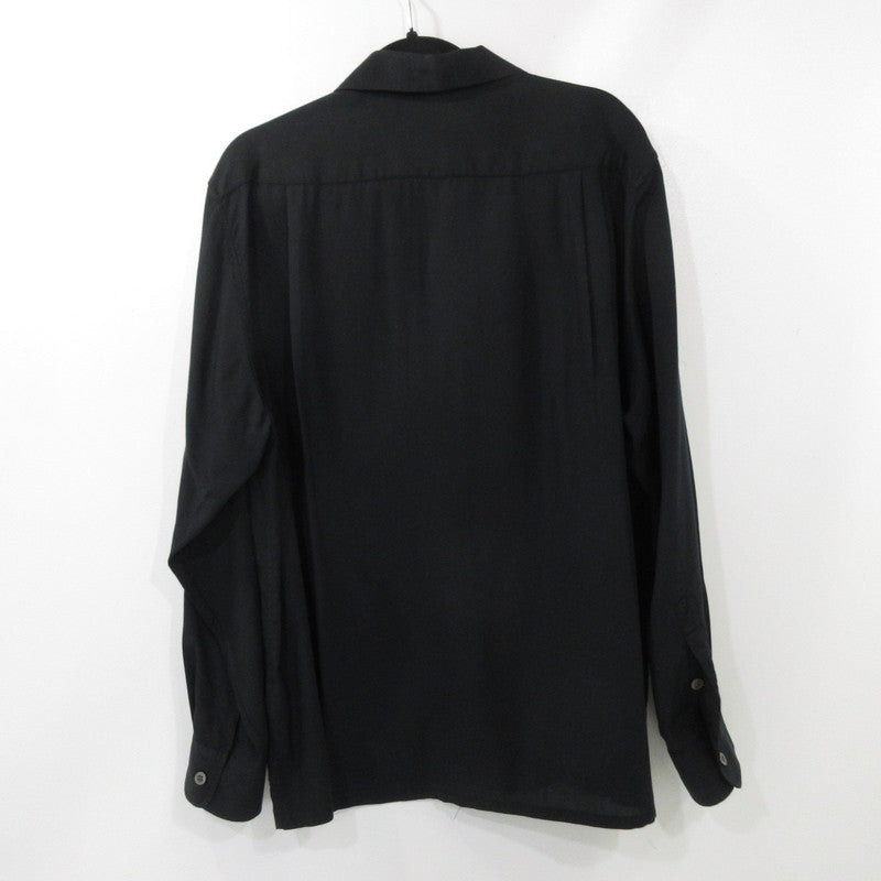【中古】WACKOMARIA | ワコマリア 50'S SHIRT(TYPE-3) 半袖シャツ 18FW-WMS-OC06 ブラック サイズ:L