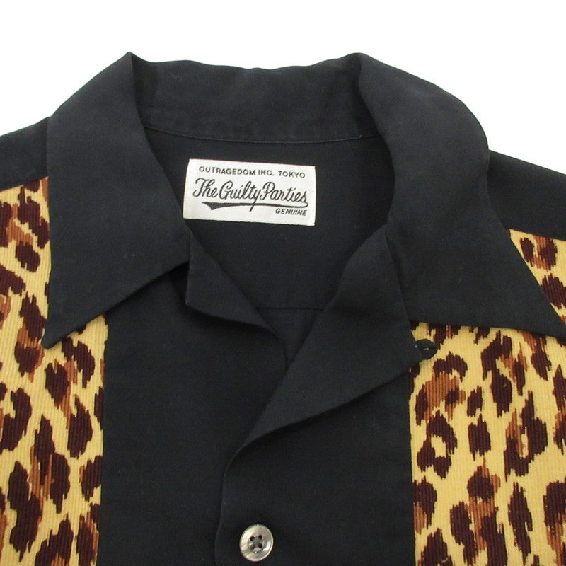 【中古】WACKOMARIA | ワコマリア 50'S SHIRT(TYPE-3) 半袖シャツ 18FW-WMS-OC06 ブラック サイズ:L