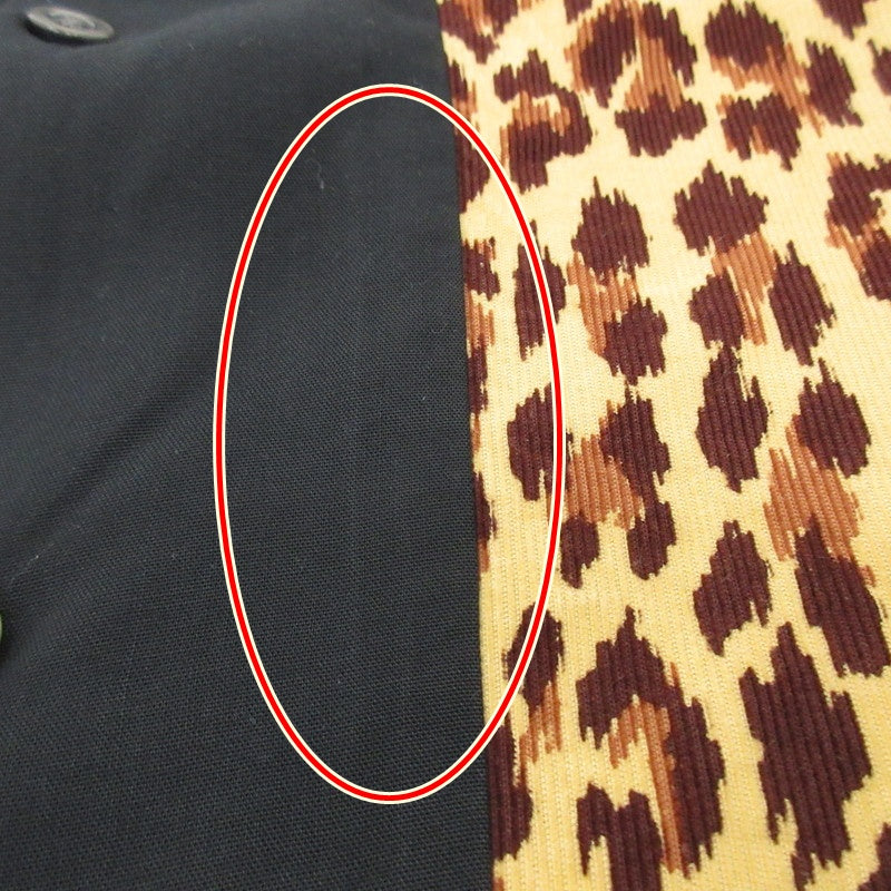 【中古】WACKOMARIA | ワコマリア 50'S SHIRT(TYPE-3) 半袖シャツ 18FW-WMS-OC06 ブラック サイズ:L