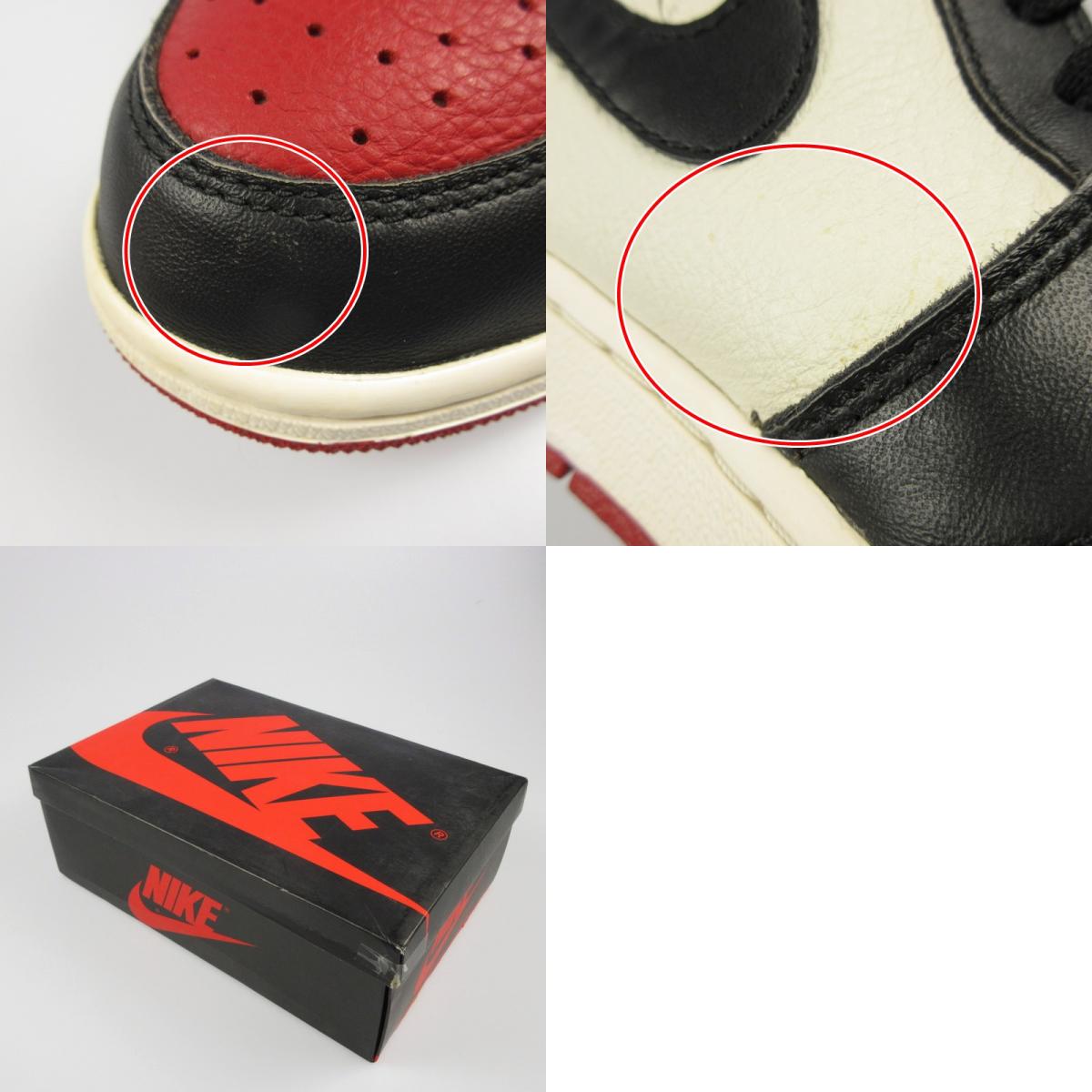 【中古】NIKE | ナイキ AIR JORDAN 1 RETRO HIGH OG GYM RED スニーカー 555088-610 レッド 28.5cm
