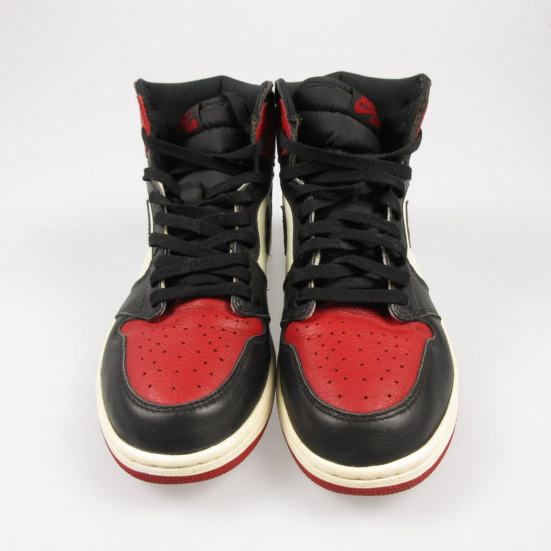 【中古】NIKE | ナイキ AIR JORDAN 1 RETRO HIGH OG GYM RED スニーカー 555088-610 レッド 28.5cm
