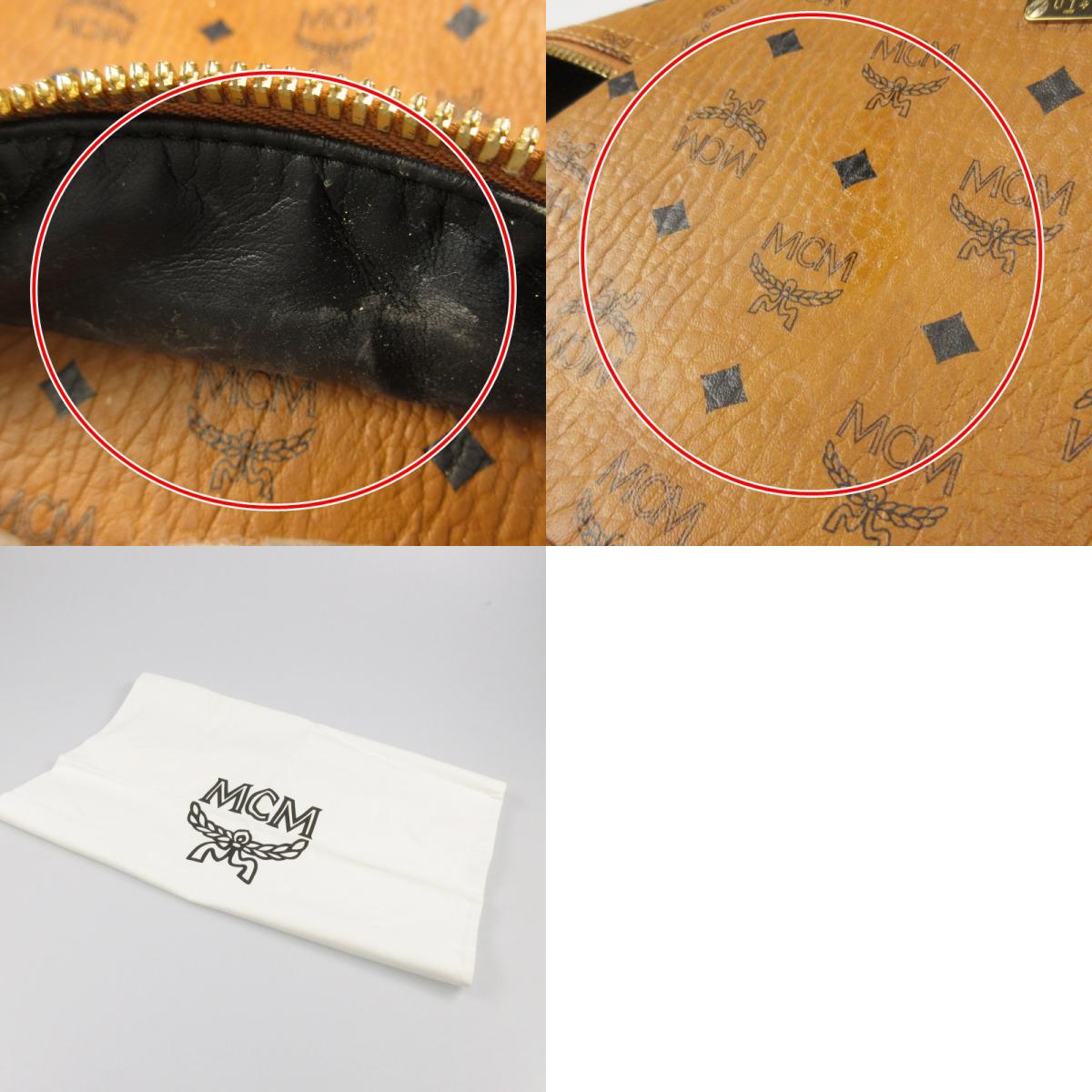【中古】MCM | エム・シー・エム Stark Side Studs Backpack リュック・デイパック MMK65VE38CO001