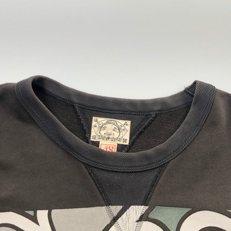 【中古】EVISU | エヴィス スウェット ブラック サイズ:48