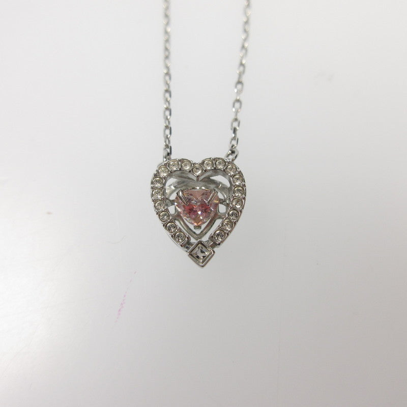 【中古】SWAROVSKI | スワロフスキー Sparkling Dance Heart ネックレス 5465284 シルバー