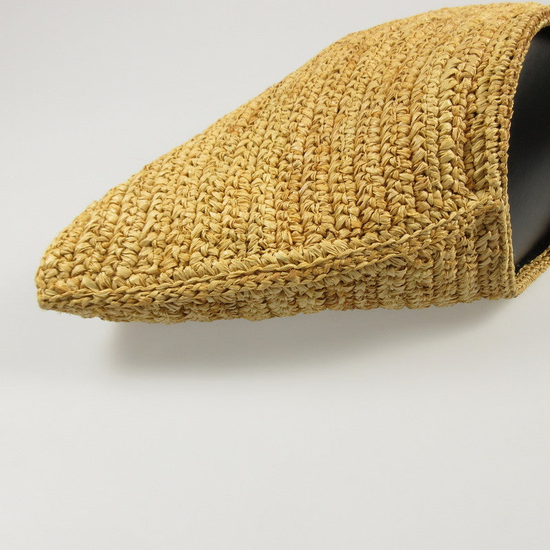【中古】JIL SANDER | ジルサンダー ソンブレロラフィアトート その他バッグ ブラウン