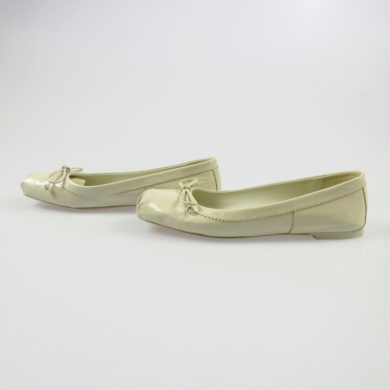 【中古】Christian Louboutin | クリスチャンルブタン ROSELLA FLAT バレエシューズ ホワイト