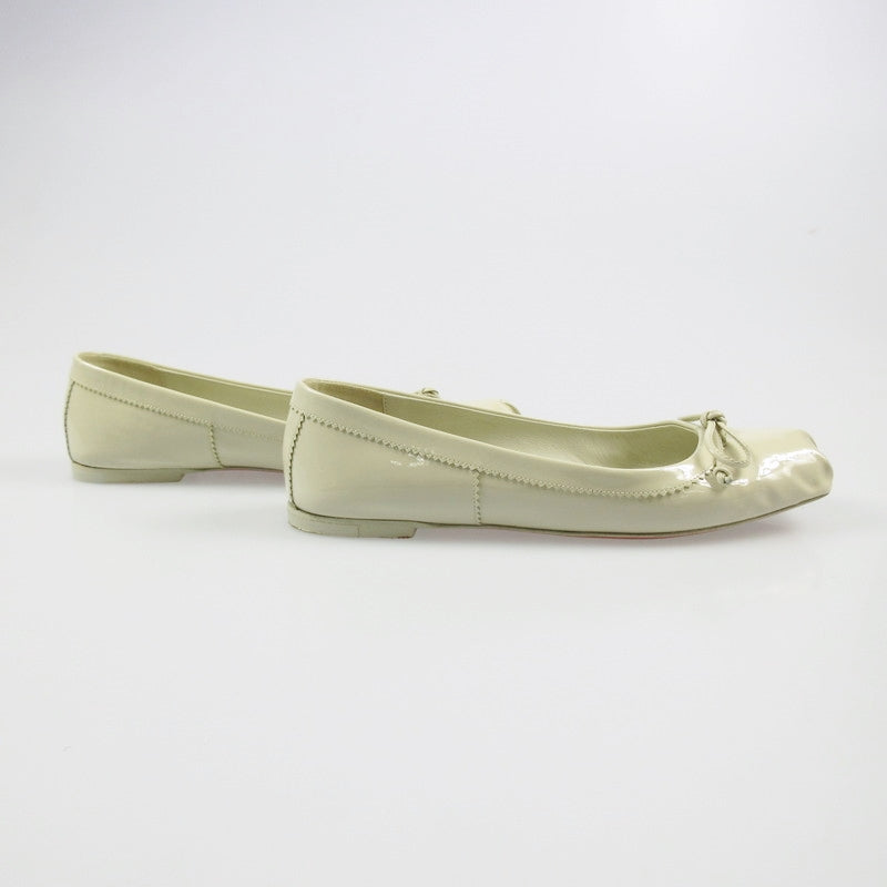 【中古】Christian Louboutin | クリスチャンルブタン ROSELLA FLAT バレエシューズ ホワイト