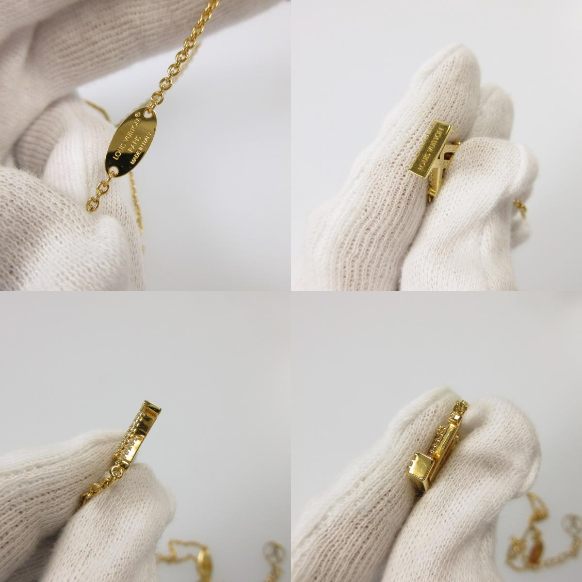 【中古】LOUIS VUITTON | ルイ・ヴィトン LVアイコニック ネックレス M00596 ゴールド