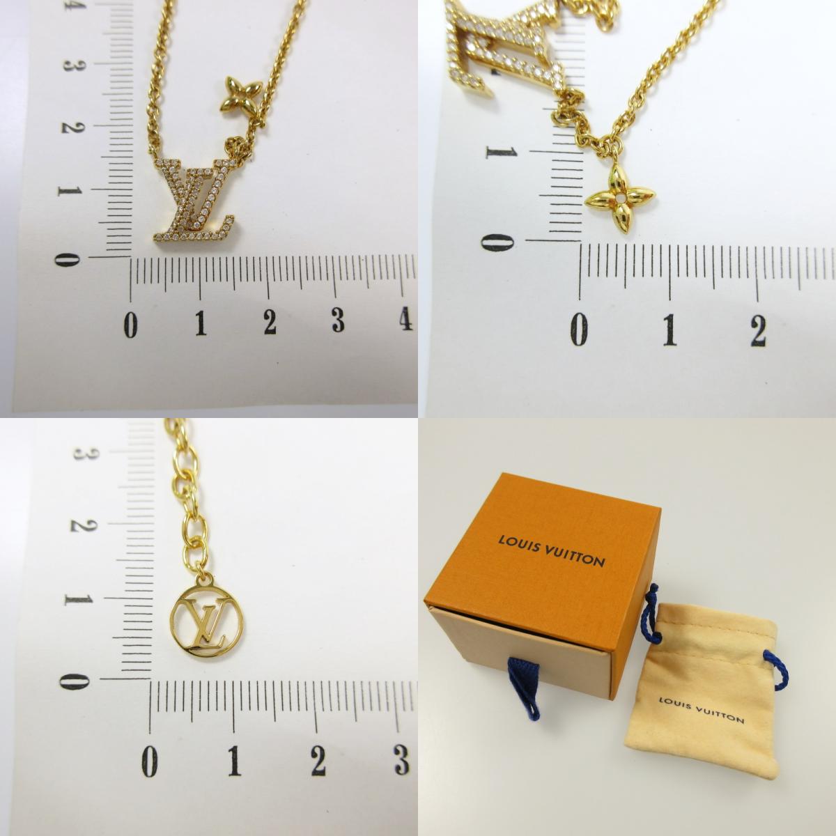【中古】LOUIS VUITTON | ルイ・ヴィトン LVアイコニック ネックレス M00596 ゴールド