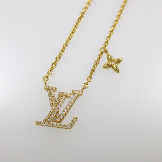 【中古】LOUIS VUITTON | ルイ・ヴィトン LVアイコニック ネックレス M00596 ゴールド