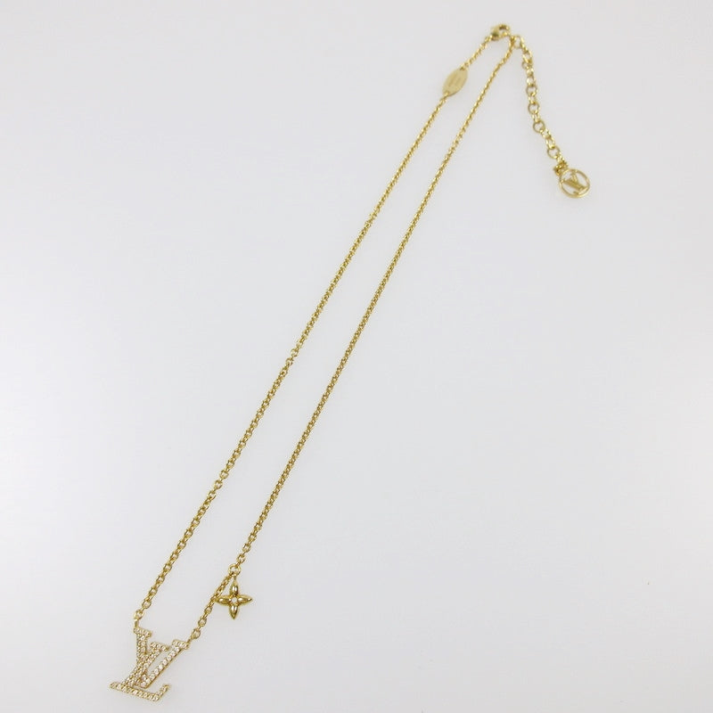 【中古】LOUIS VUITTON | ルイ・ヴィトン LVアイコニック ネックレス M00596 ゴールド