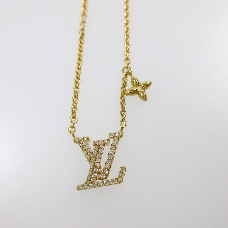 【中古】LOUIS VUITTON | ルイ・ヴィトン LVアイコニック ネックレス M00596 ゴールド