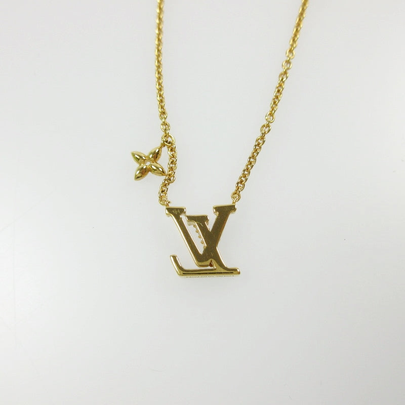 【中古】LOUIS VUITTON | ルイ・ヴィトン LVアイコニック ネックレス M00596 ゴールド