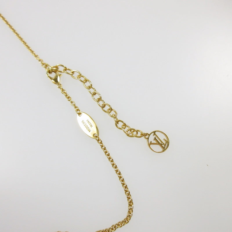 【中古】LOUIS VUITTON | ルイ・ヴィトン LVアイコニック ネックレス M00596 ゴールド