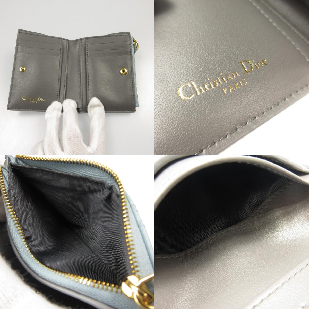 【中古】Dior | ディオール Caro Dahlia ウォレット 長財布 S5173UWHC_M81B