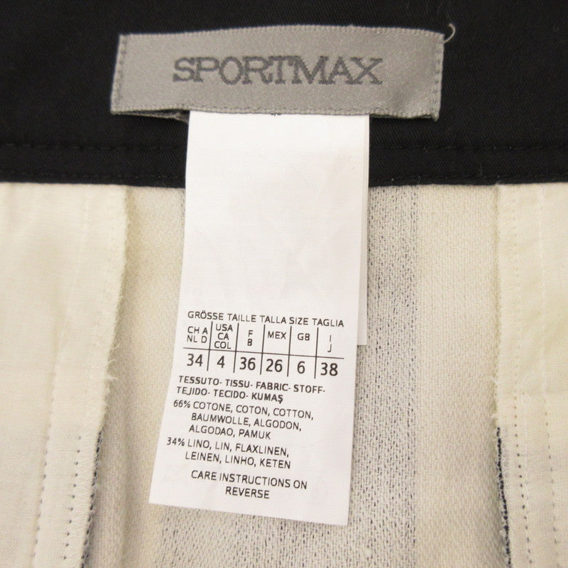 【中古】MAX MARA | マックスマーラ フロントボタンストライプ スカート 21010377 SPORTMAX サイズ:38