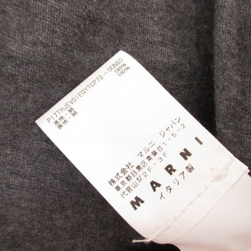 【中古】MARNI | マルニ その他トップス THJEV01EQYTCP72 国内正規品 グレー サイズ:40
