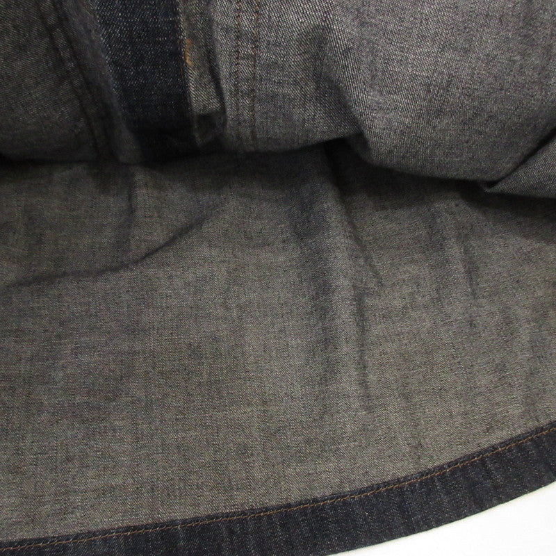 【中古】MAX MARA | マックスマーラ パフスリーブデニムブラウス その他トップス 511107176 WEEKEND ブルー サイズ:42