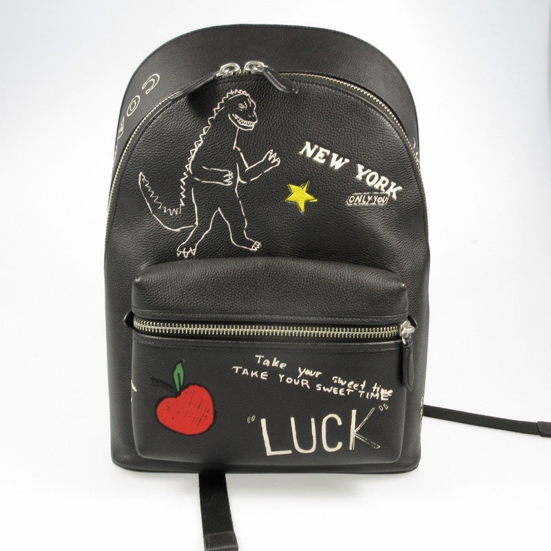 【中古】COACH | コーチ チャーターバックパックスケッチプリント リュック・デイパック CAJ84