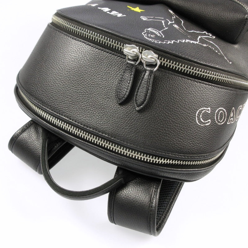 【中古】COACH | コーチ チャーターバックパックスケッチプリント リュック・デイパック CAJ84