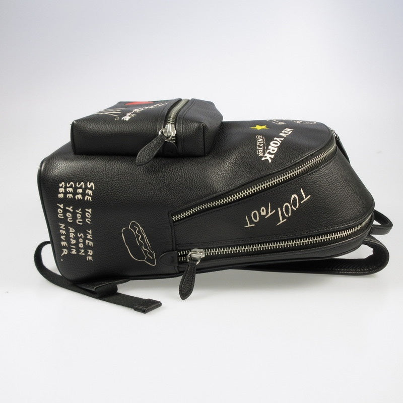 【中古】COACH | コーチ チャーターバックパックスケッチプリント リュック・デイパック CAJ84