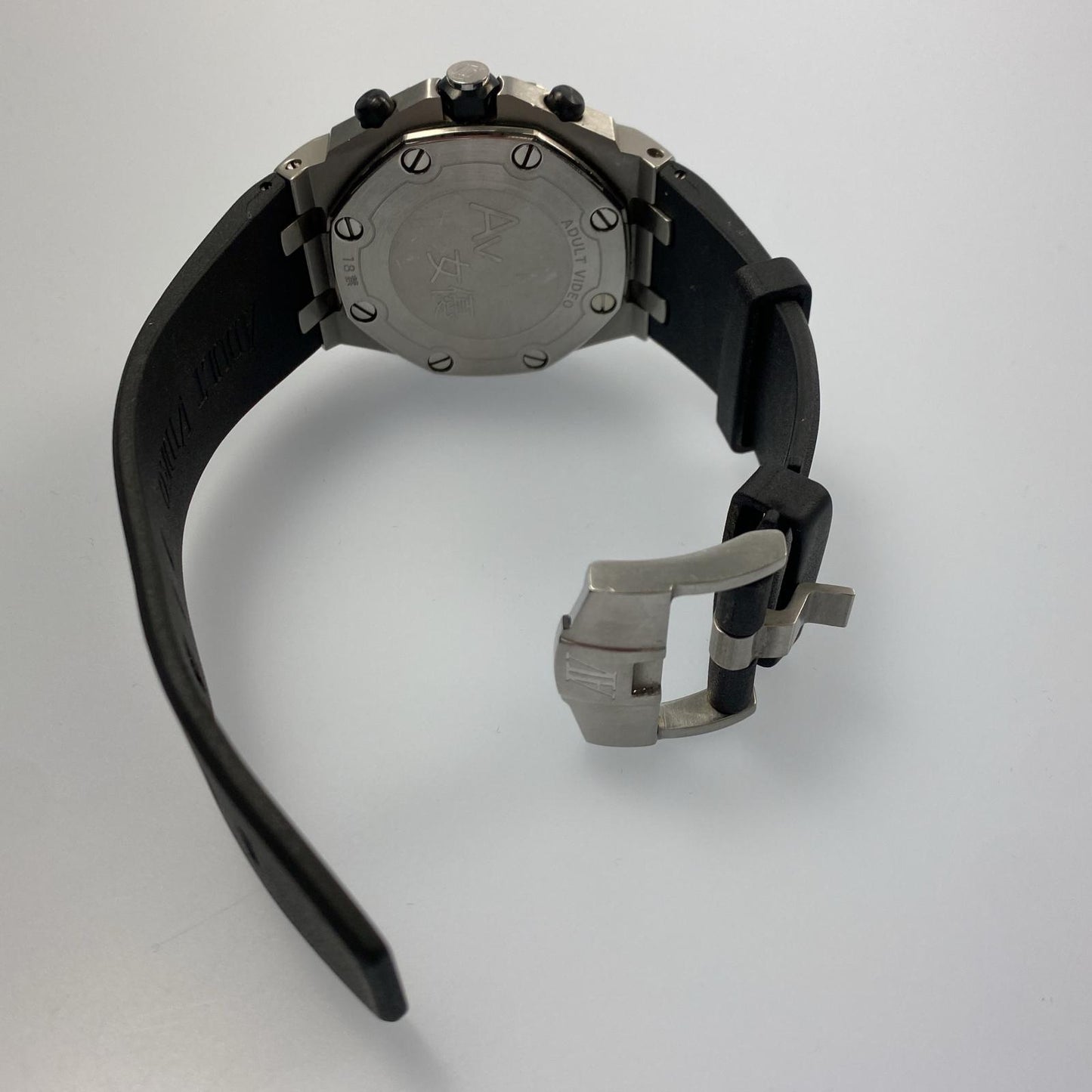 【中古】 ADULT VIDEO EROTIC 腕時計 シルバー