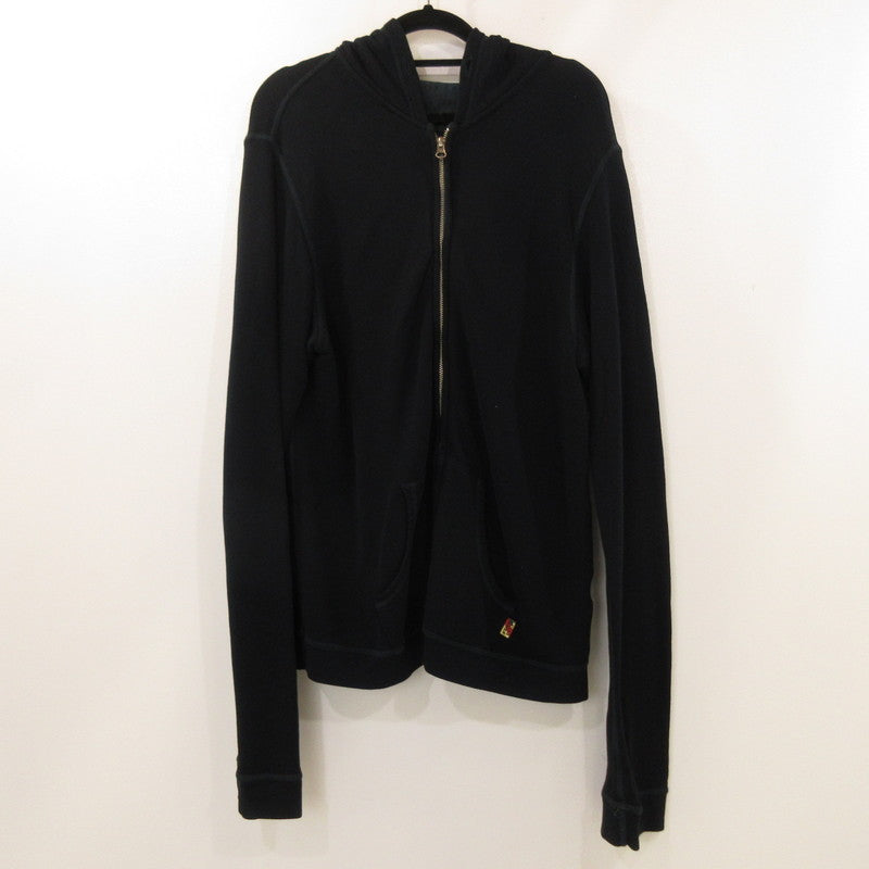 【中古】FREE CITY(聖林公司) | フリーシティ SUPERFLUFF LUX ZIP HOODIE パーカー ネイビー サイズ:4