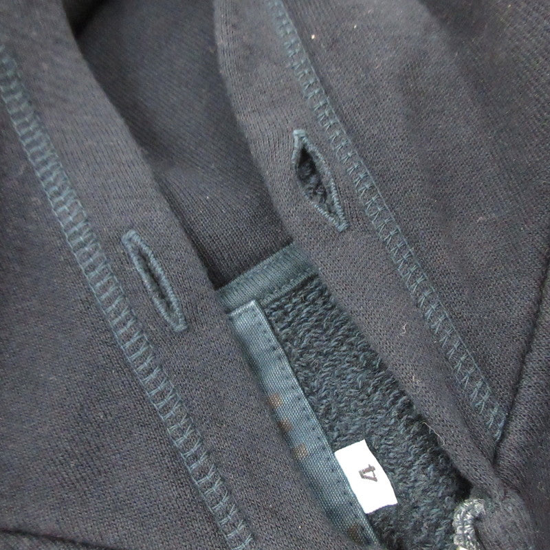 【中古】FREE CITY(聖林公司) | フリーシティ SUPERFLUFF LUX ZIP HOODIE パーカー ネイビー サイズ:4