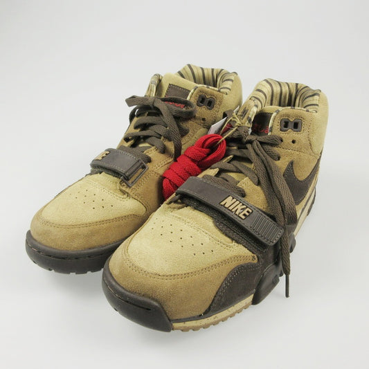 【中古】NIKE | ナイキ AIR TRAINER 1 SHIMASHIMA スニーカー DV6998-200 ベージュ 27cm