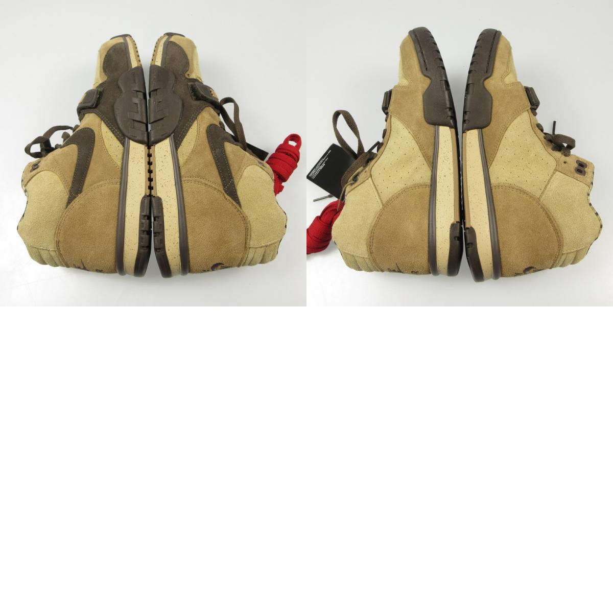 【中古】NIKE | ナイキ AIR TRAINER 1 SHIMASHIMA スニーカー DV6998-200 ベージュ 27cm