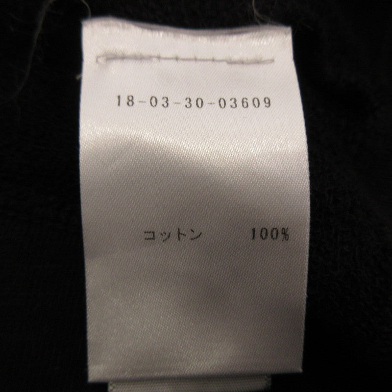 【中古】JAMES PERSE | ジェームスパース バックパイルスウェットプルオーバーTシャツ 長袖Tシャツ 18033003609 ブラック サイズ:1