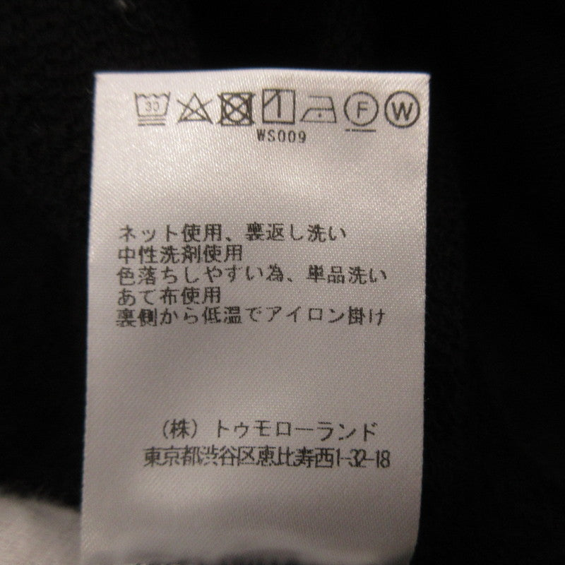 【中古】JAMES PERSE | ジェームスパース バックパイルスウェットプルオーバーTシャツ 長袖Tシャツ 18033003609 ブラック サイズ:1