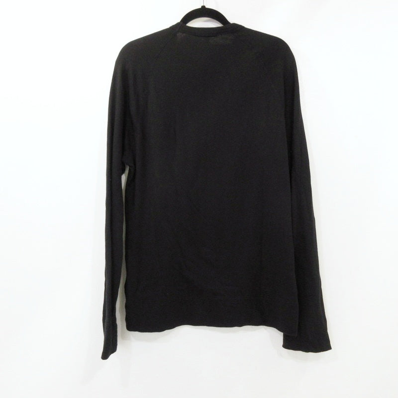 【中古】JAMES PERSE | ジェームスパース バックパイルスウェットプルオーバーTシャツ 長袖Tシャツ 18033003609 ブラック サイズ:1