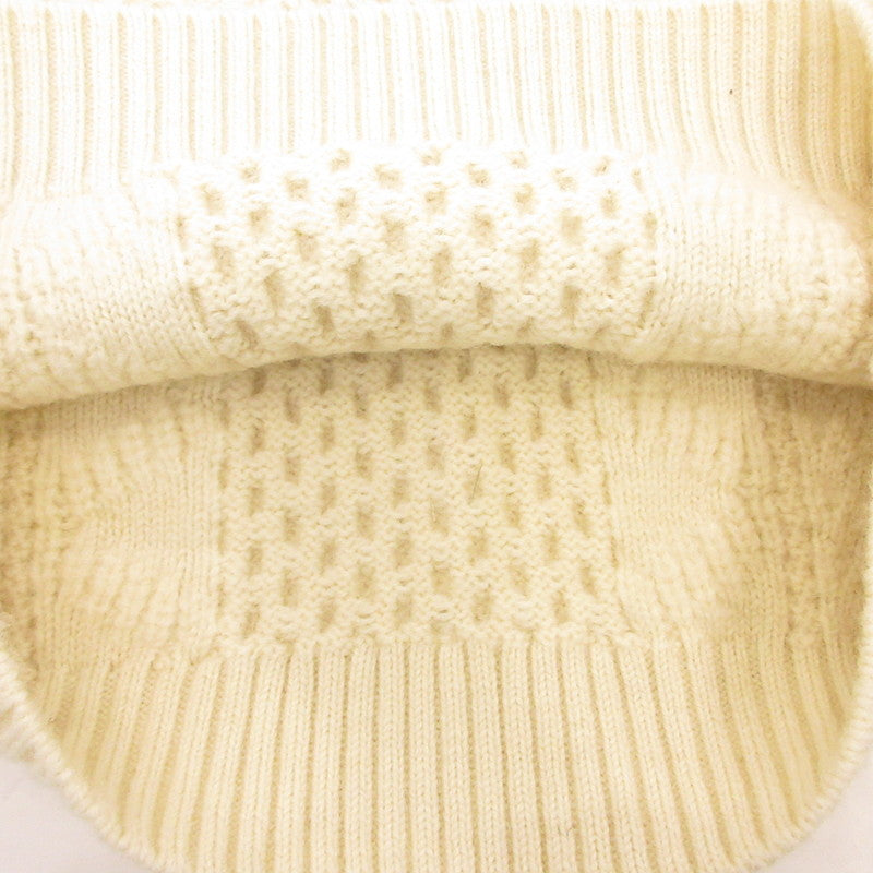 【中古】TOMORROWLAND | トゥモローランド ウールケーブルニット セーター 63-02-45-02026 tricot/フィッシャーマン アイボリー サイズ:M
