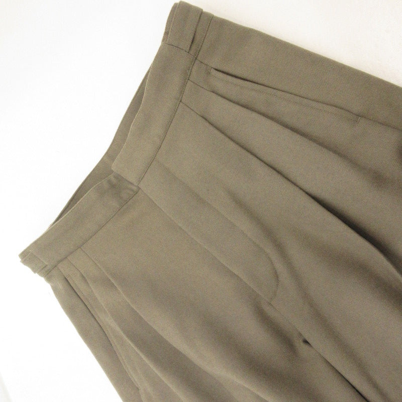 【中古】 BACK BELT TROUSER (WOOL) パンツ CKTR-029 カーキ サイズ:46