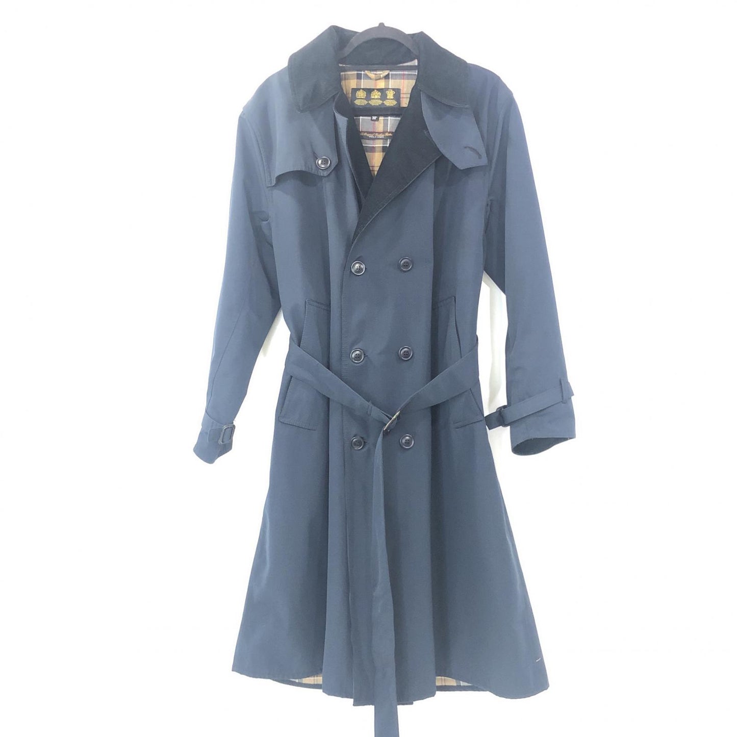 【中古】Barbour | バーブァー WHITLEY トレンチコート 1702297 2017A/W ネイビー サイズ:38