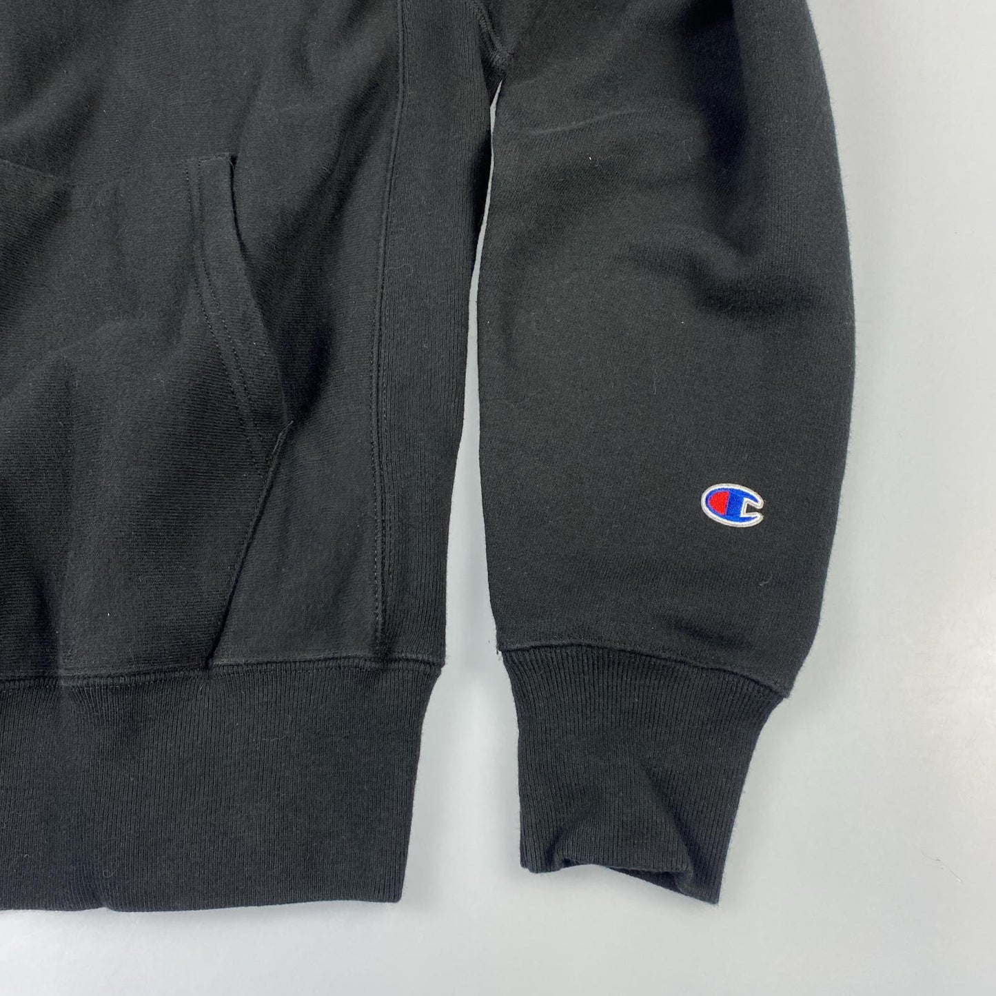 【中古】 REVERSE WEAVE パーカー ×Champion ブラック サイズ:M