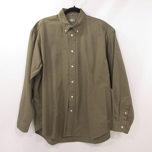 【中古】THE NORTH FACE | ザ・ノースフェイス L/S HALF DOME SHIRT 長袖シャツ NR12450 カーキ サイズ:M