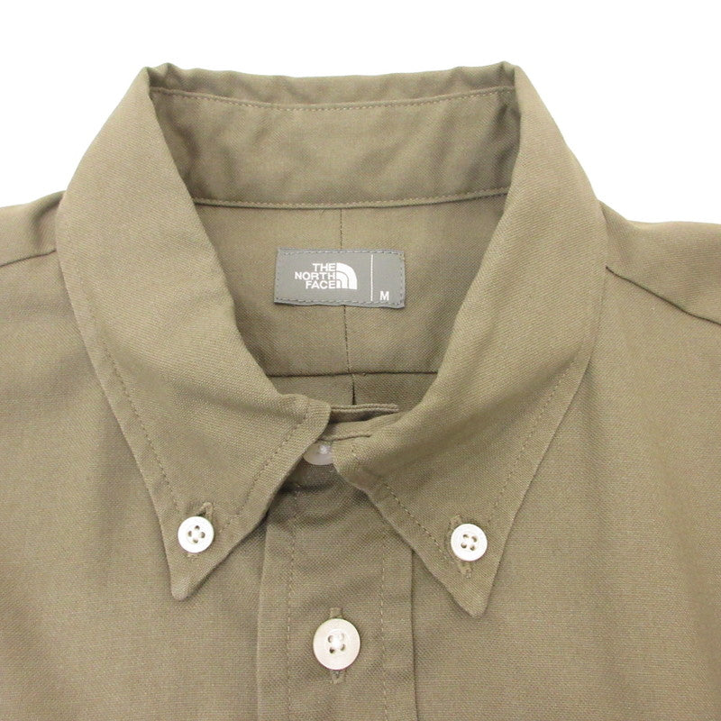 【中古】THE NORTH FACE | ザ・ノースフェイス L/S HALF DOME SHIRT 長袖シャツ NR12450 カーキ サイズ:M